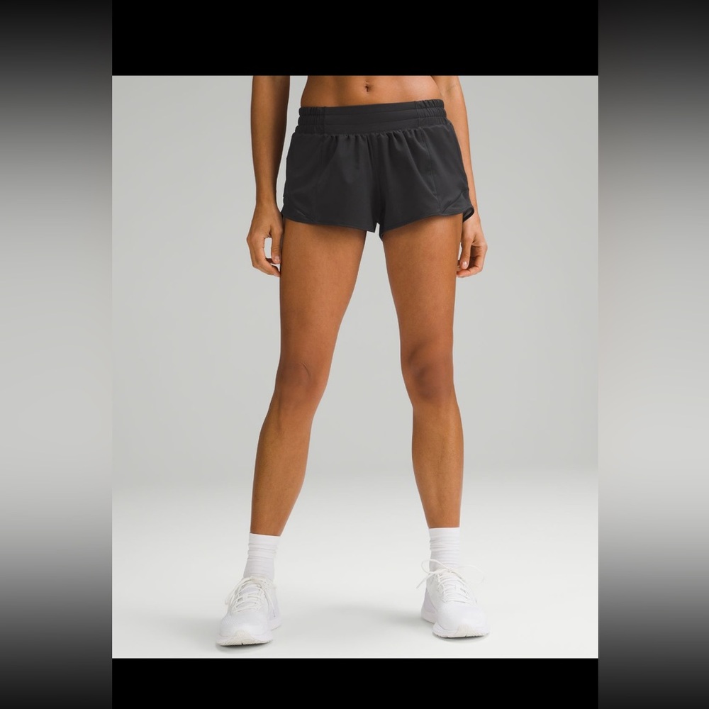 Lululemon Hotty Hot Low Rise 2.5 inch shorts lined